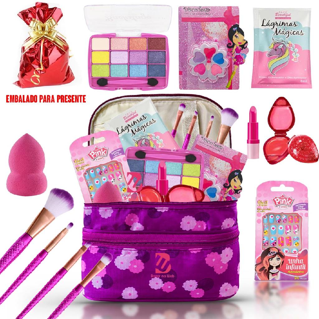 Maquiagem Infantil Para Menina Crianças Pequenas Linda Top - BZ149 ...
