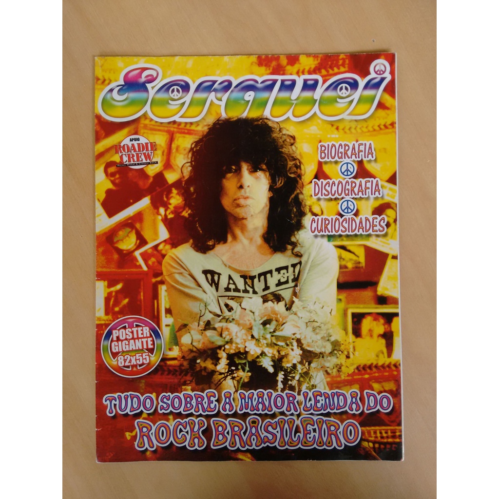 Revista Pôster Roadie Crew Serguei Biografia 703v