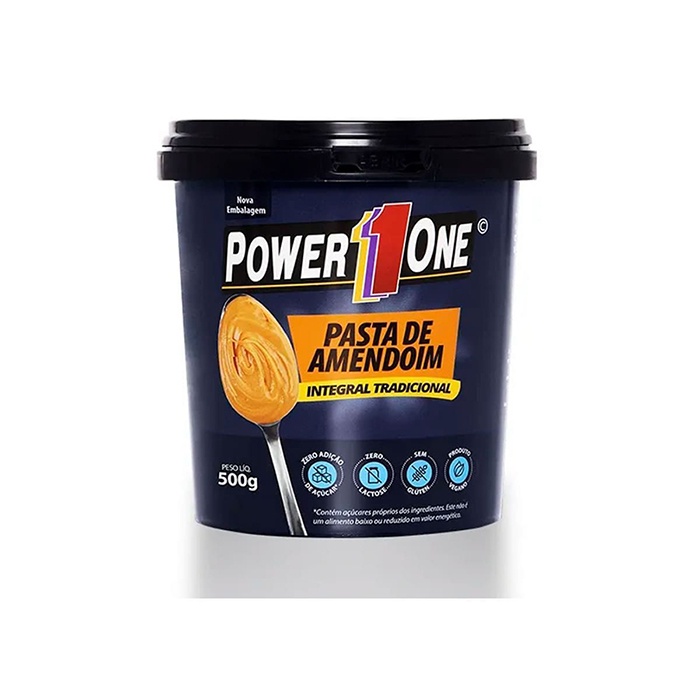 Pasta de amendoim 1kg Power One