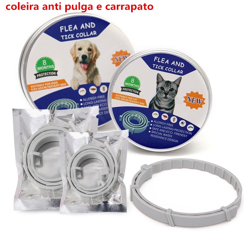 Coleira para anti pulga pulgas e carrapato coleira de pulga antipulga ...