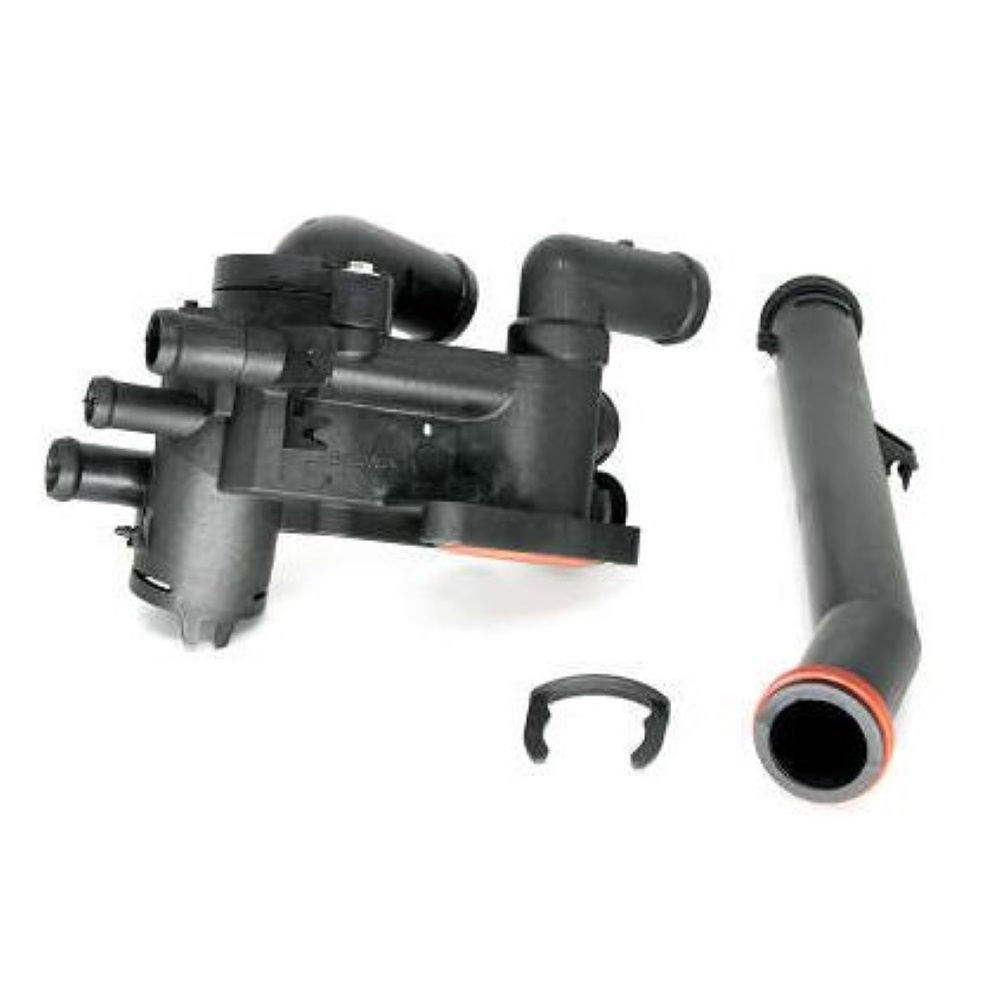 Carcaca Valvula Termostatica Plastica Flange Sensor Crossfox Fox Gol Golf Polo Spacefox Voyage A3
