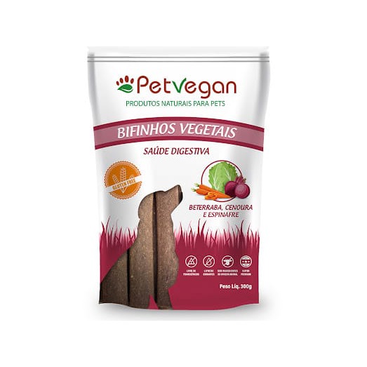BIFINHO PETVEGAN VEGETAIS CENOURA ESPINAFRE E BETERRABA 60G