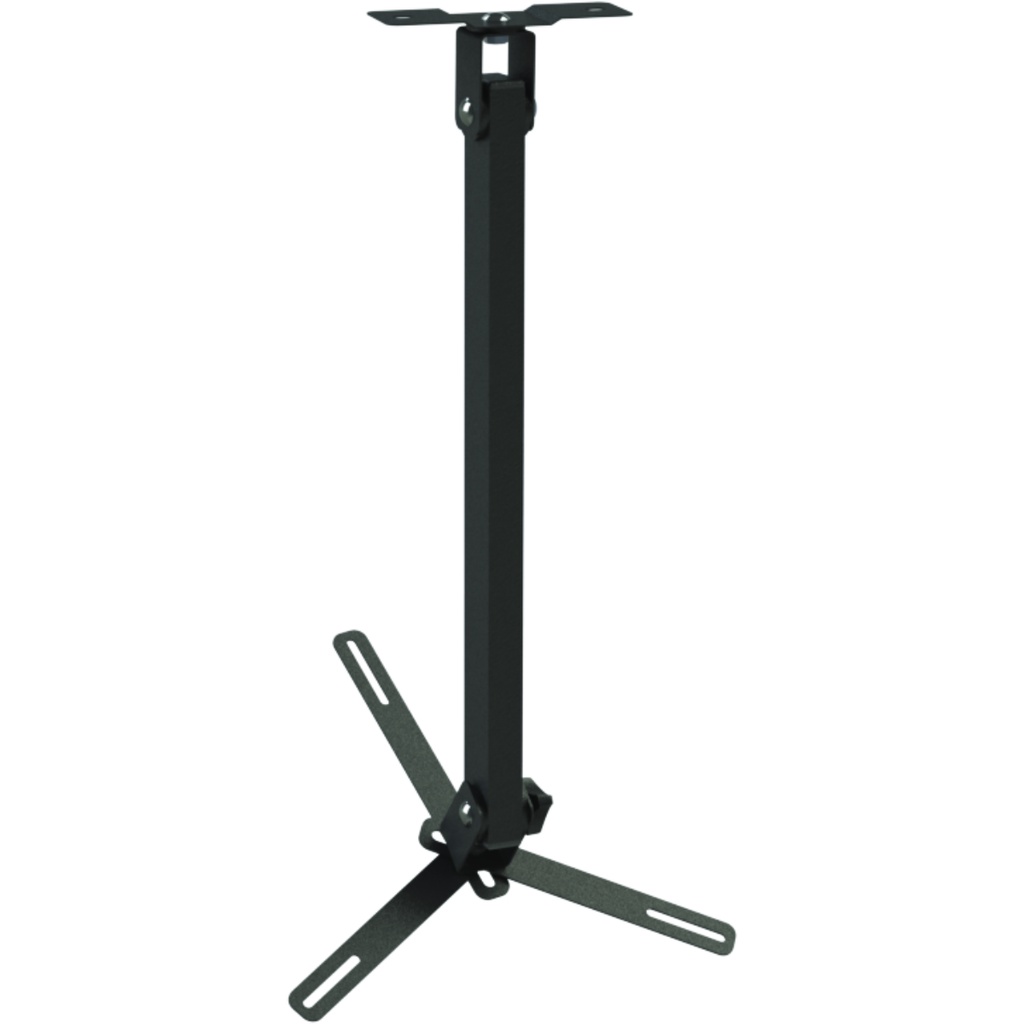 SUPORTE PROJETOR DATASHOW TETO BRAÇO 40 CM PRETO