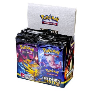 54 Pçs Pokemon Cartões De Ouro Batalha Carte Inglês GX Jogo De Cartas Booster Coleção Bri…