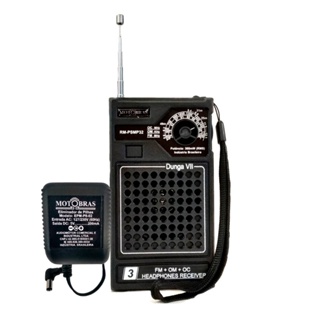 RÁDIO PORTÁTIL MP32 3 FAIXAS FM/OM/OC MOTOBRAS COM ELIMINADOR DE PILHA em Oferta na Shopee