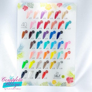 Esmalte em gel D&Z 7,5ml coleção B escolha a cor nas variações