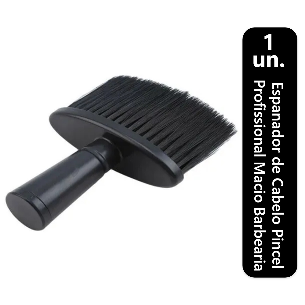 Espanador De Cabelo Pincel Profissional Macio para Barbearia e Salão de Beleza Profissional