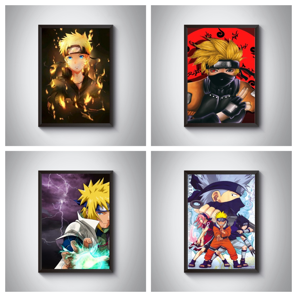 Quadros Decorativos Naruto Shopee Brasil