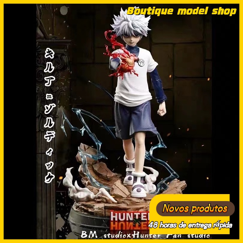 6 Peças Figura Hunter X Hunter Kurapika Gon Freecss Killua Zolyck