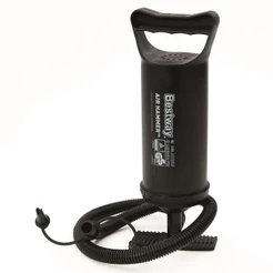 Bomba de Ar Inflador Portátil Manual Bestway 30cm com 3 Bicos Adaptadores