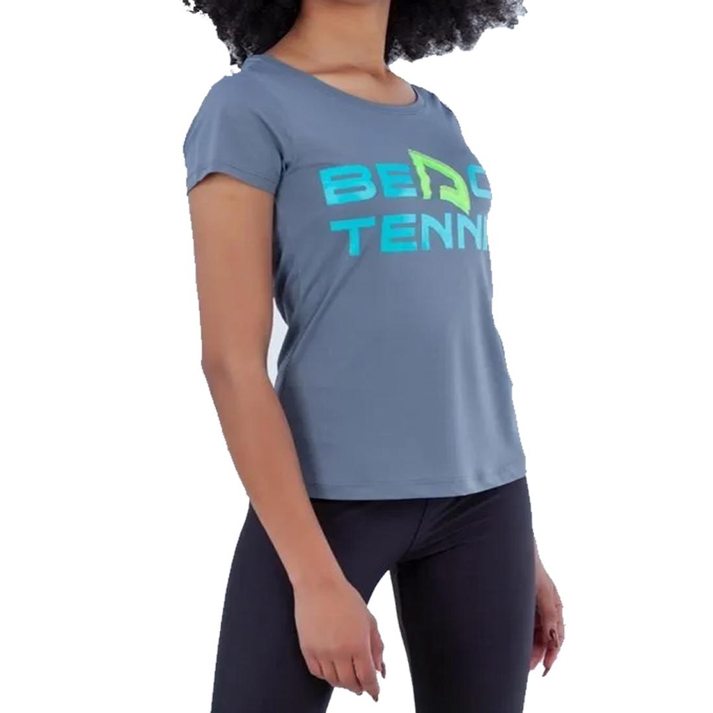 Camiseta Baby Look Feminina Beach Tennis Shark