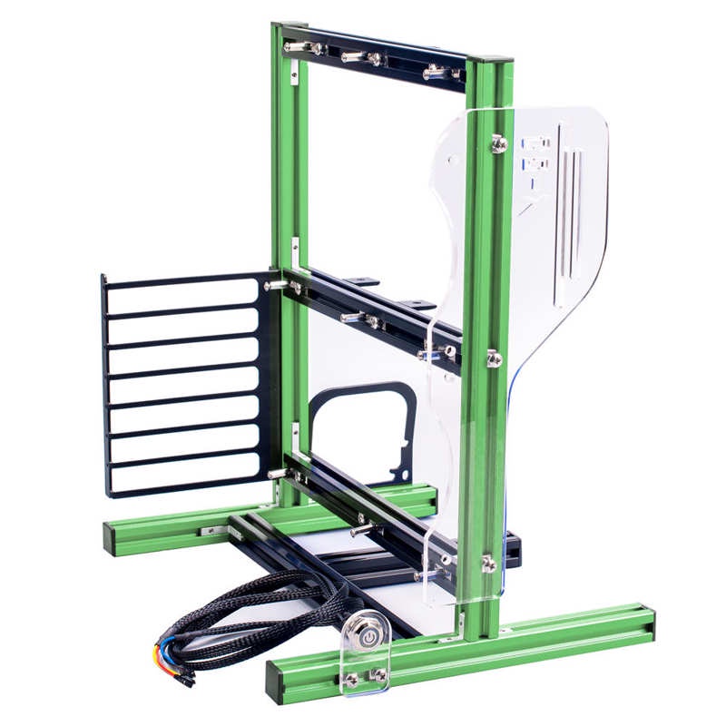 Mini ITX MATX ATX PC Teste De Bancada Cabo De Computador Resfriamento De Água Caixa De Ar HTPC Placa Gráfica De Suporte