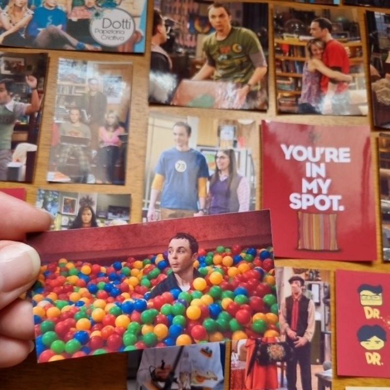 Adesivos da Série The Big Bang Theory Sheldon Cooper para Scrapbook, Journal, Cadernos