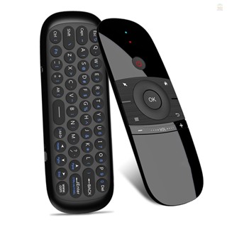 W1 2.4G Rato Aéreo Teclado Sem Fio Controle Remoto Infravermelho Aprendizagem Remota De 6 Eixos Motion Sense w/Receive USB