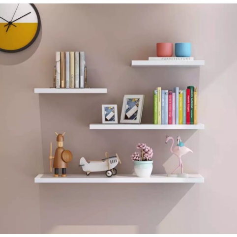 Prateleiras Retas Kit até 4 unidades 30X20 cm   P/ Decoração , Parede , Cozinha, Sala e Quarto em Oferta na Shopee