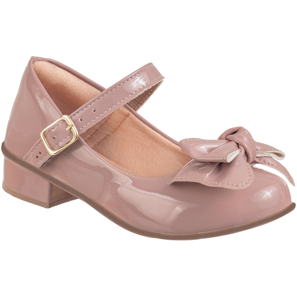 Sapatilha Infantil Feminina Menina Saltinho Laço Lacinho Boneca Salto Baixo Alto Festa Moda Blogueira Confortável em Oferta na Shopee
