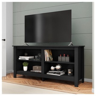 Rack Bancada Para TV Até 50 Polegadas Myles Preto - Caemmun em Oferta na Shopee