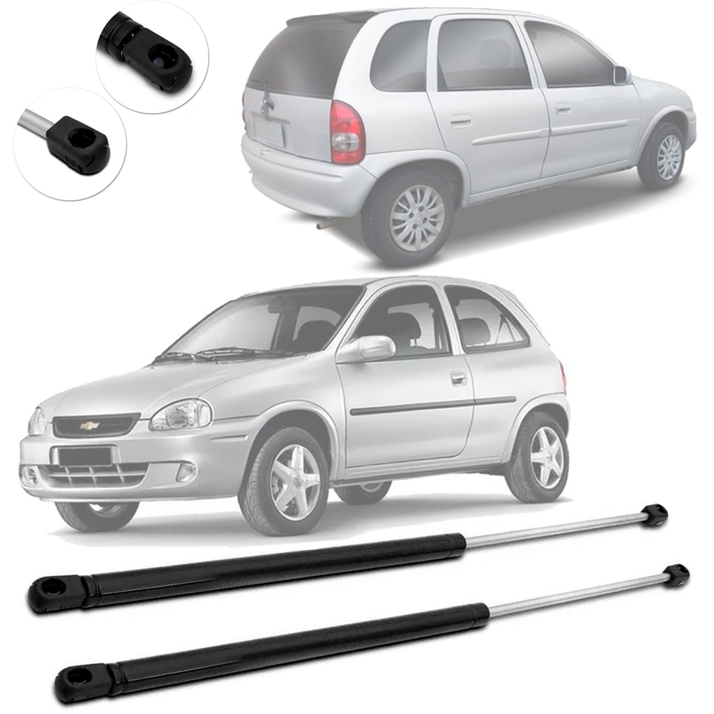 Par Amortecedor Tampa Traseira Porta Malas Corsa Wind 4p em Oferta na Shopee