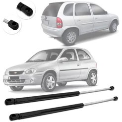 Par Amortecedor Tampa Traseira Porta Malas Corsa Wind 4p
