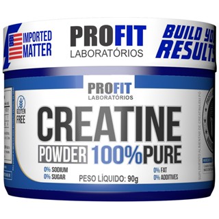 Creatina 100% Pura - Pote 90g em Pó - Profit