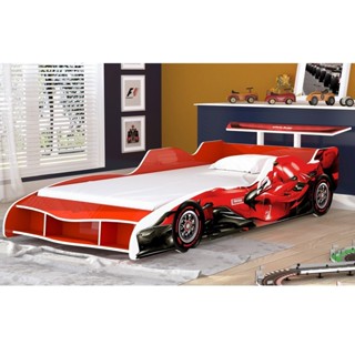 Cama Infantil Carro F1 090 Gelius Móveis