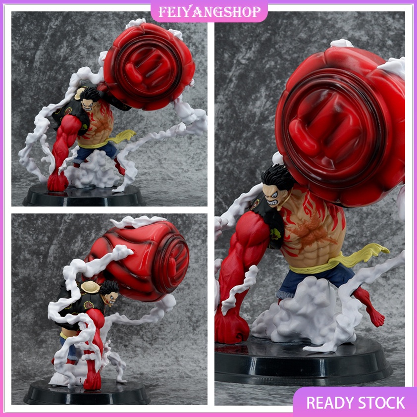 Luffy Gear 5 Red, Action Figure Colecionável, One Piece