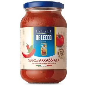 Molho Italiano A Arrabiata De Cecco 400 G