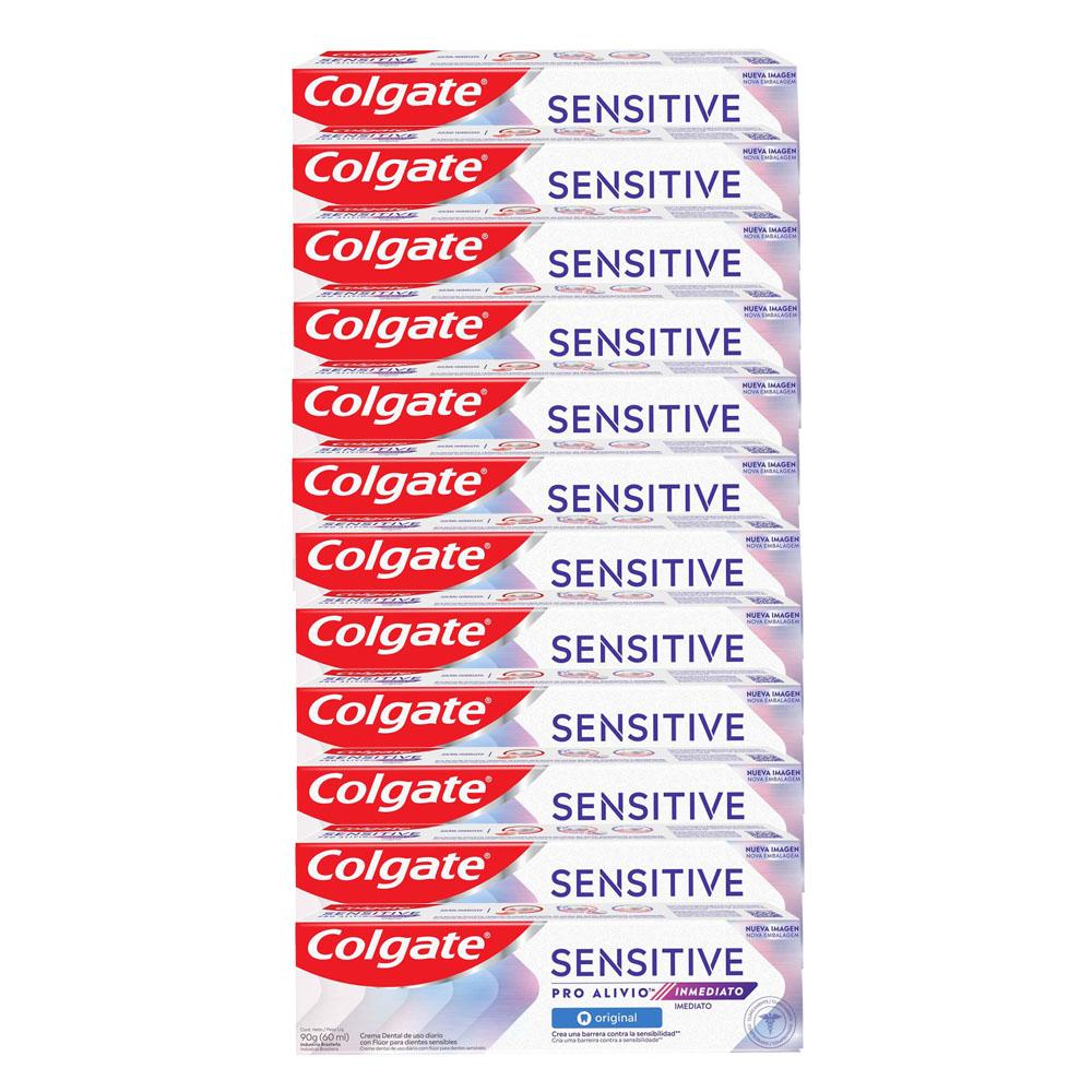 Kit 12 Creme Dental Colgate Sensitive Pro-Alívio Imediato Original 90g