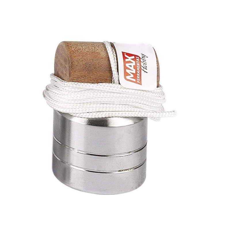 Prumo De AÇO Profissional HOBBY 700 Gramas Para Obra - MAX F