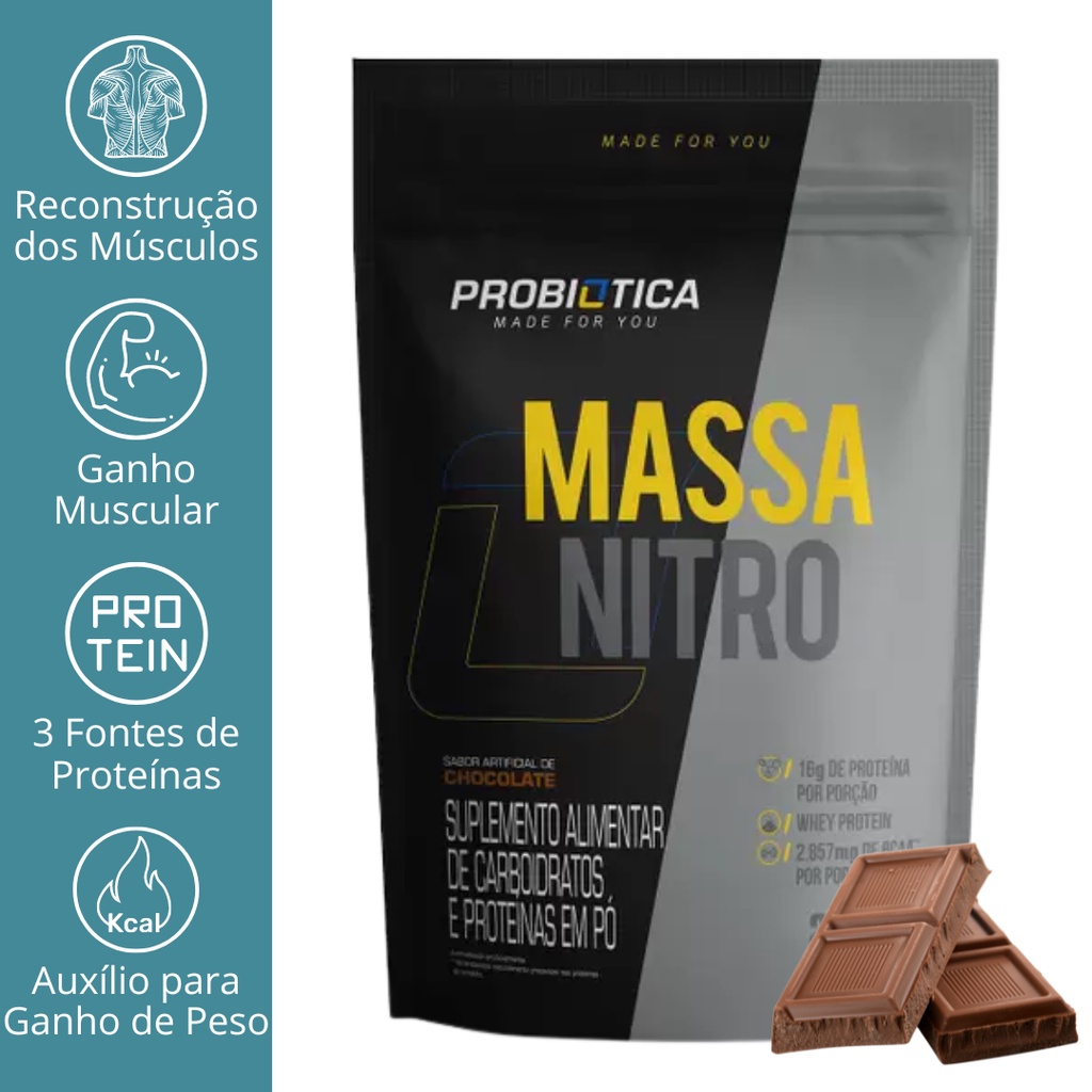 MASSA NITRO 2,5KG - PROBIÓTICA