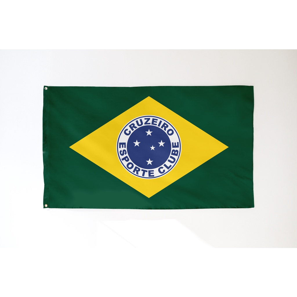 Bandeira Cruzeiro Dupla Face 145x85 Cm Brasil Oxford Tecido em Oferta na Shopee