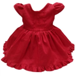 Vestido Infantil Bebê Menina Vermelho Festas Natal Dandara - Tam. P ao 3 anos | Diversas Cores