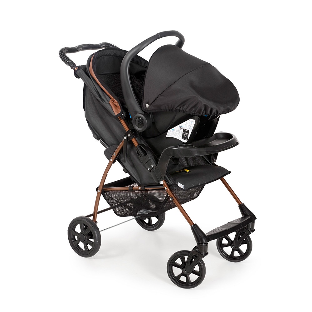 Carrinho de Bebe com Bebe Conforto Romano Travel System 4 Posições Galzerano