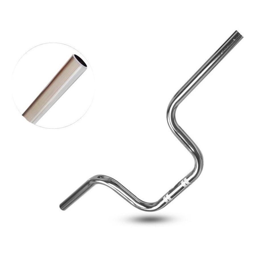 Guidao Guidon Modelo Original Cromado Titan 150 Fan 125/150 Titan Start 160 2014 à 2021 Aço Pro Tork