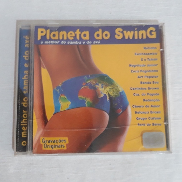 CD PLANETA SWING - O MELHOR DO SAMBA E DO AXÉ - EM ÓTIMO ESTADO