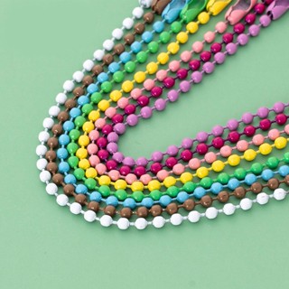Pulseira DIY 10pcs 12cm Colorida Corrente De Bola Chave Adequado Etiqueta Doll Label Conector De Rótulo Manual Para De Bricolage Acessórios Fabricação De Jóias