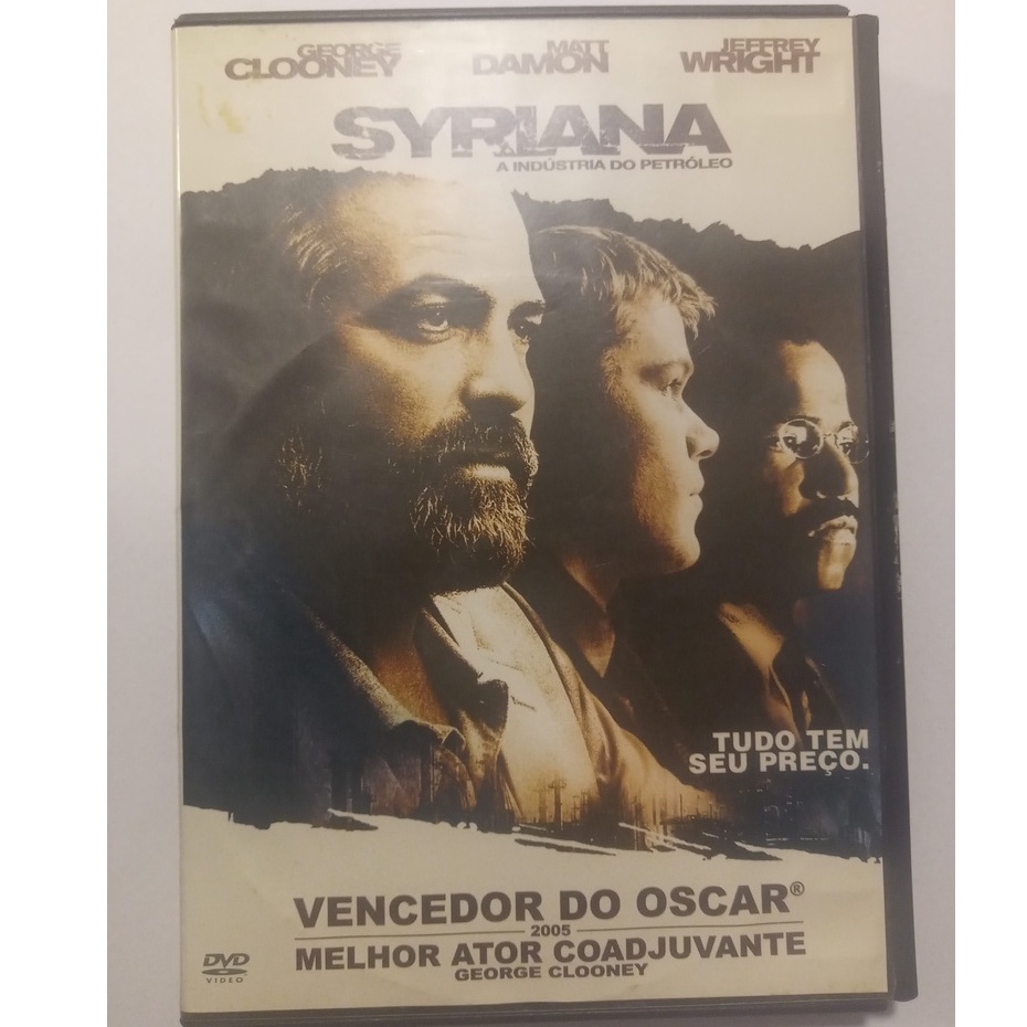Syriana - dvd de locadora - George Clooney - matt damon