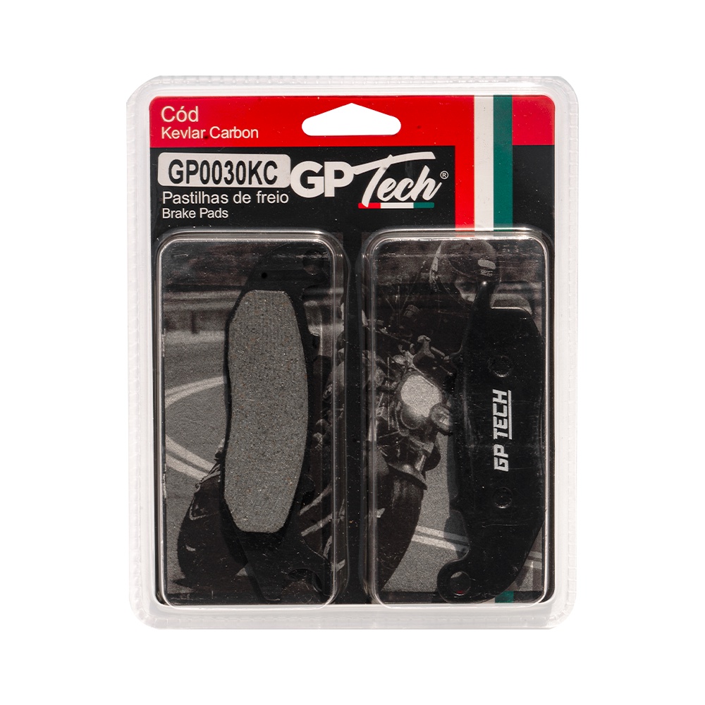 PASTILHA FREIO GP TECH 0030KC (D) TITAN 150 2009-13 / FAZER 250 2016-