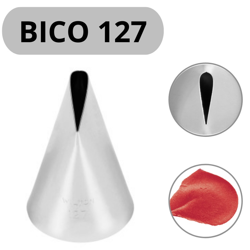 Bico Pétala 127 Para Confeitar - Wilton em Oferta na Shopee