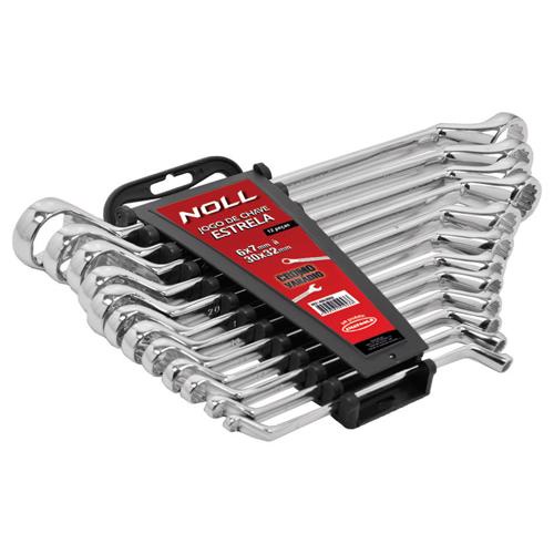 Jogo de Chaves Estrela 12 peças 6 X 7 30 X 32mm 409,0002 NOLL em Oferta na Shopee