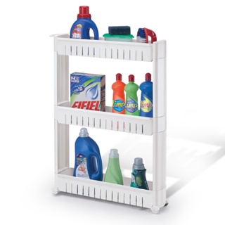 Prateleira Com Rodízio Armário Organizador Para Cozinha E Lavanderia em Oferta na Shopee