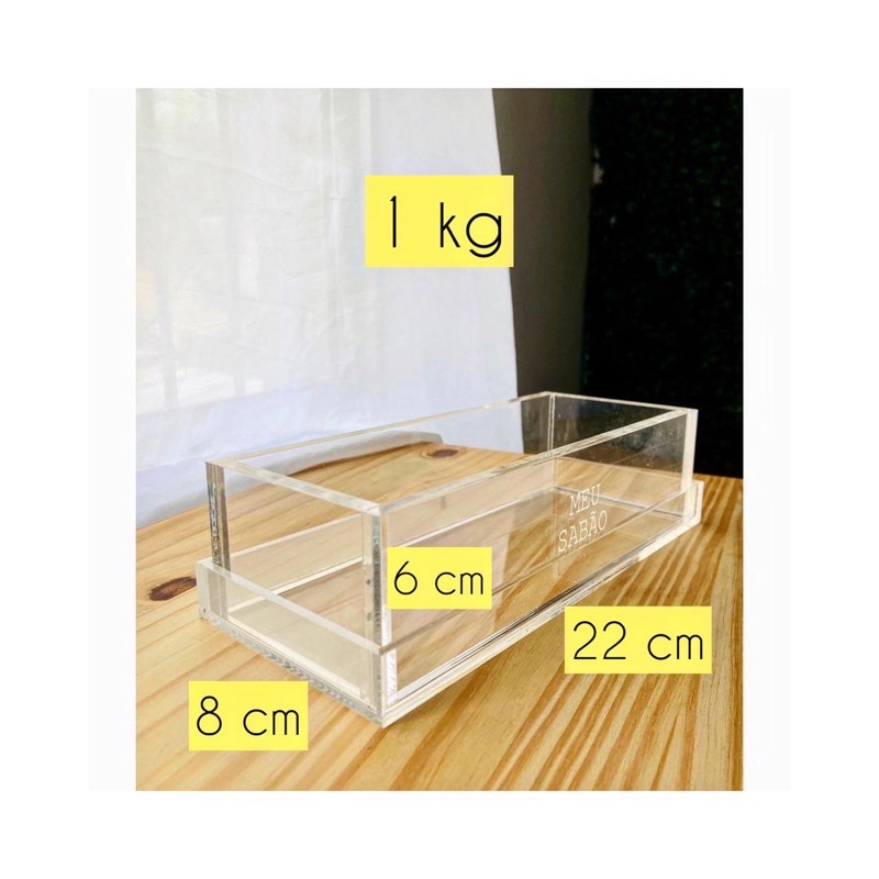 Forma acrílica MOD 8. (1 kg) em Oferta na Shopee