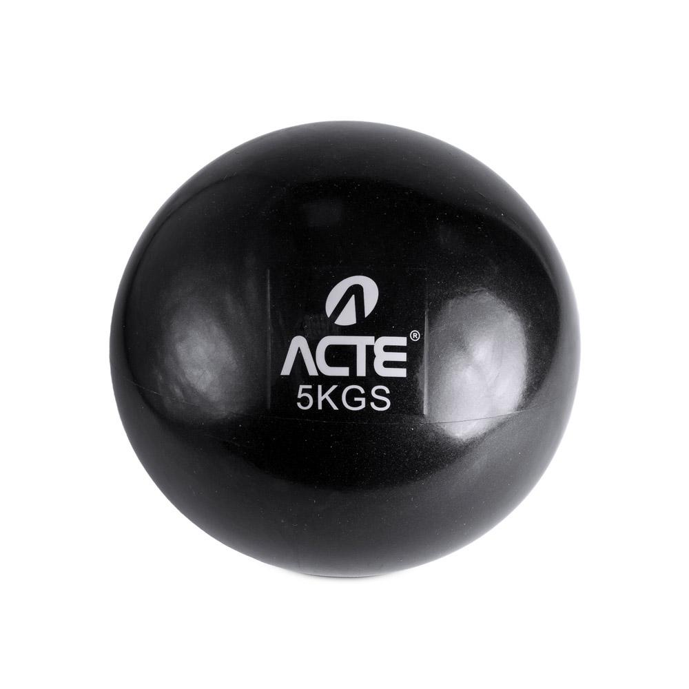 Bola Peso 5kg PVC Areia T175 Preta Acte em Oferta na Shopee