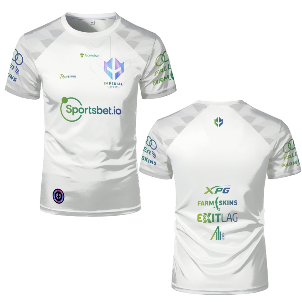 Brasil Csgo Imperial Esports Homens Camiseta Uniforme Camisa