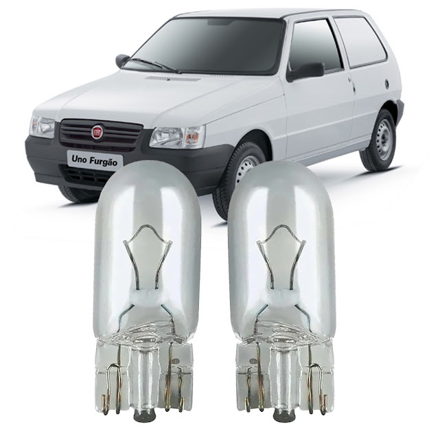 Par Lâmpadas Pingo Original Esmagada T10 12v 5w 2825 Uno em Oferta na Shopee