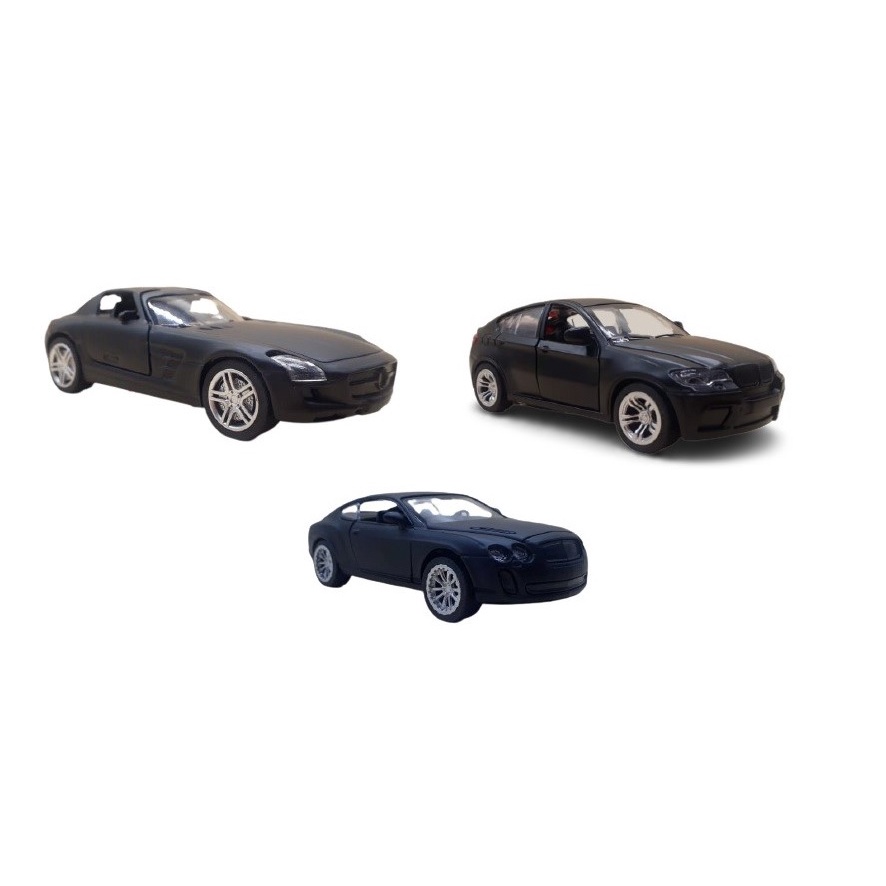 Carrinho Carro Miniatura Ferro Esportivo Bentley - Mercedes - BMW Colecionável Fricção