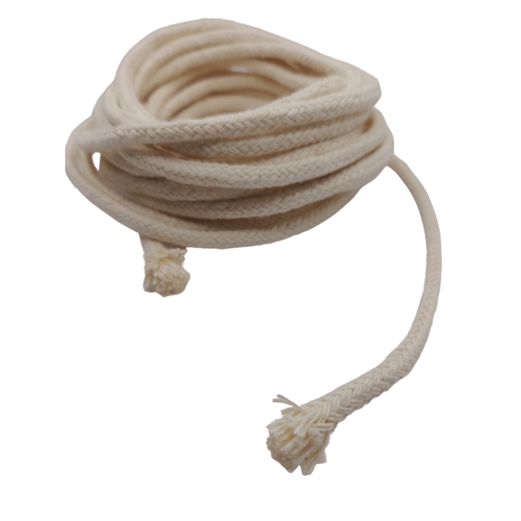 Pavio Algodão 5mm Lamparina Tocha Bambu Lampião Candeeiro Artesanal Festa Junina Camping 10 Metros em Oferta na Shopee