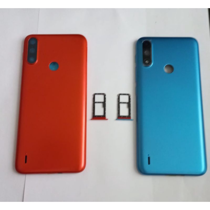 tampa traseira + gaveta do chip para moto E7 power novo