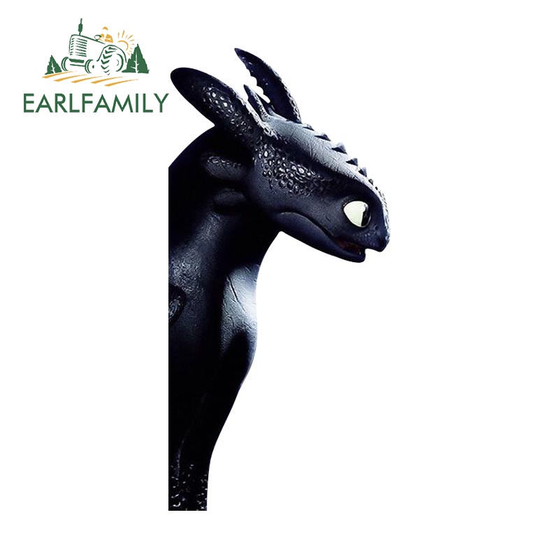 EARLFAMILY 13cm x 6.6cm Como Treinar Seu Dragão Adesivos De Carro Material De Vinil Motocicleta Personalidade À Prova Dw