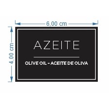Mantimento 20 Etiquetas Adesivas Rótulos Galheteiro 6x4, Vinílico. GALHETEIRO 2 em Oferta na Shopee